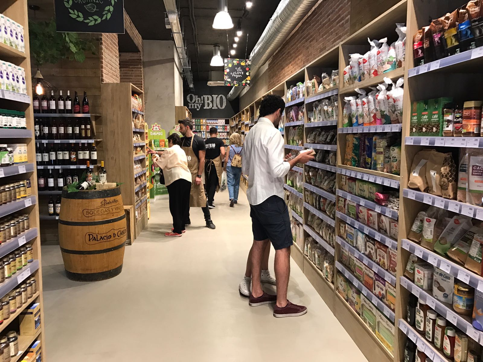 Supermercado ecológico en madrid centro OhMyBio