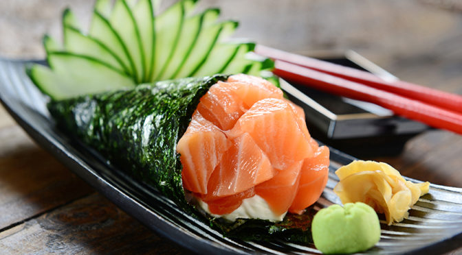 Receta: Temaki sushi